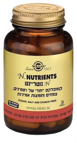 N נוטריאנט סולגאר - 30 כמוסות
