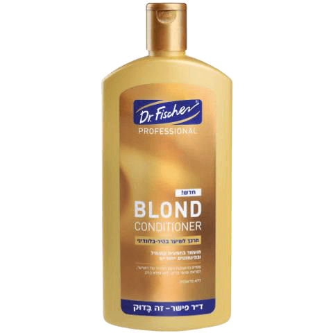 דוקטור פישר | BLOND | מרכך לשיער בהיר בלונדיני | 400מ"ל ד"ר פישר | Dr. Fischer