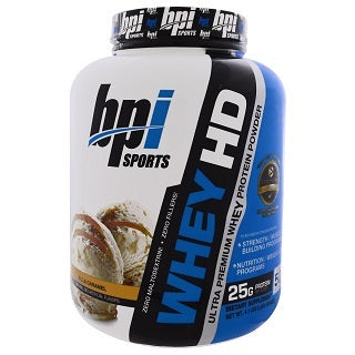 BPI - WHEY HD - Protein Powder | אבקת חלבון וואי אייץ' די מבית בי.פי.איי בטעם וניל קרמל | 1.85 ק"ג |