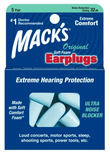 אטמי אוזניים רכים | הפחתת רעש 32 דציבלים | מכיל 5 זוגות |