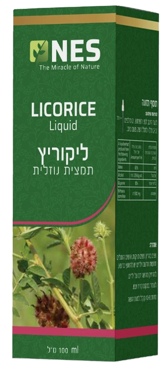 ליקוריץ | תמצית נוזלית | מכיל 100 מ"ל |