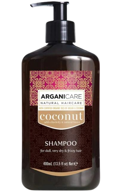 שמפו קוקוס | מעושר בשמנים אורגניים יקרים | מנקה ומעניק | מבית ארגניקר | 400 מ"ל