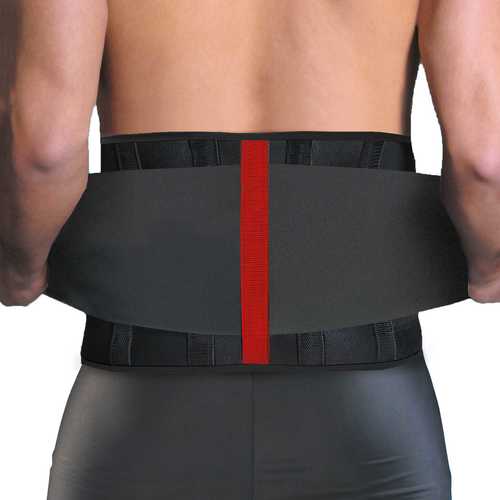 חגורת גב + סגירה כפולה בצבע שחור | ITEM 079 אוריאל | מידה L | חגורת לאמבו LUMBO Belt אוריאל | URIEL