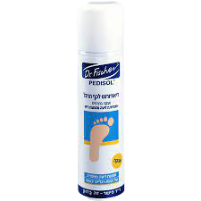 ד"ר פישר | דאודורנט לכף הרגל | אבקה בתרסיס | מפחית זיעה ומונע ריח | 200 מ"ל