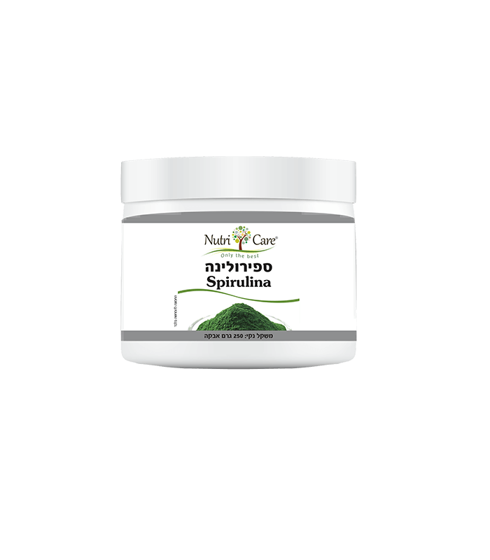 ספירולינה אבקה 250 גרם Nutri Care