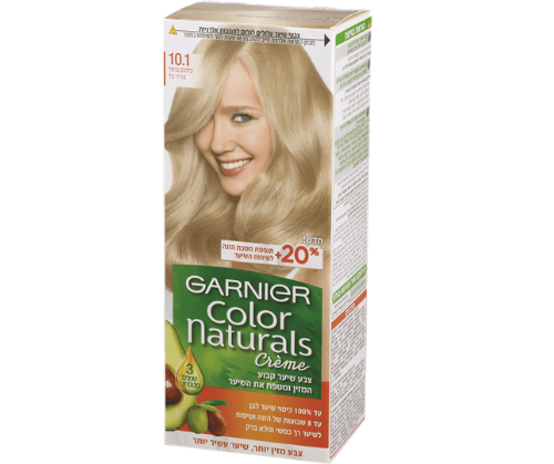 צבע שיער קבוע | גוון 10.1 בלונד סופר בהיר בז' | 20% תוספת מסכת הזנה לטיפוח השיער