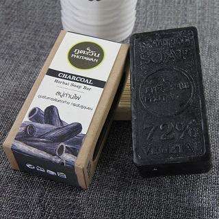 סבון צמחי מפחם פעיל - 120 גרם