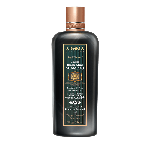 שמפו בוץ שחור עם מינרלים ארומה - 380 מ"ל