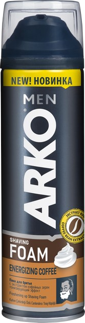 ג'ל גילוח | ENERGIZNG COFFEE | מכיל 200 מ"ל | ארקו - ARKO
