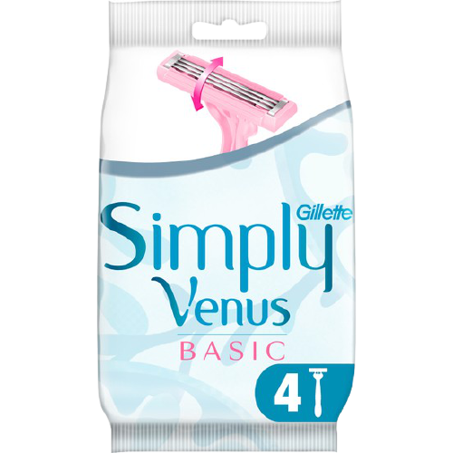 גילט | סכיני גילוח לנשים | 4 יחידות