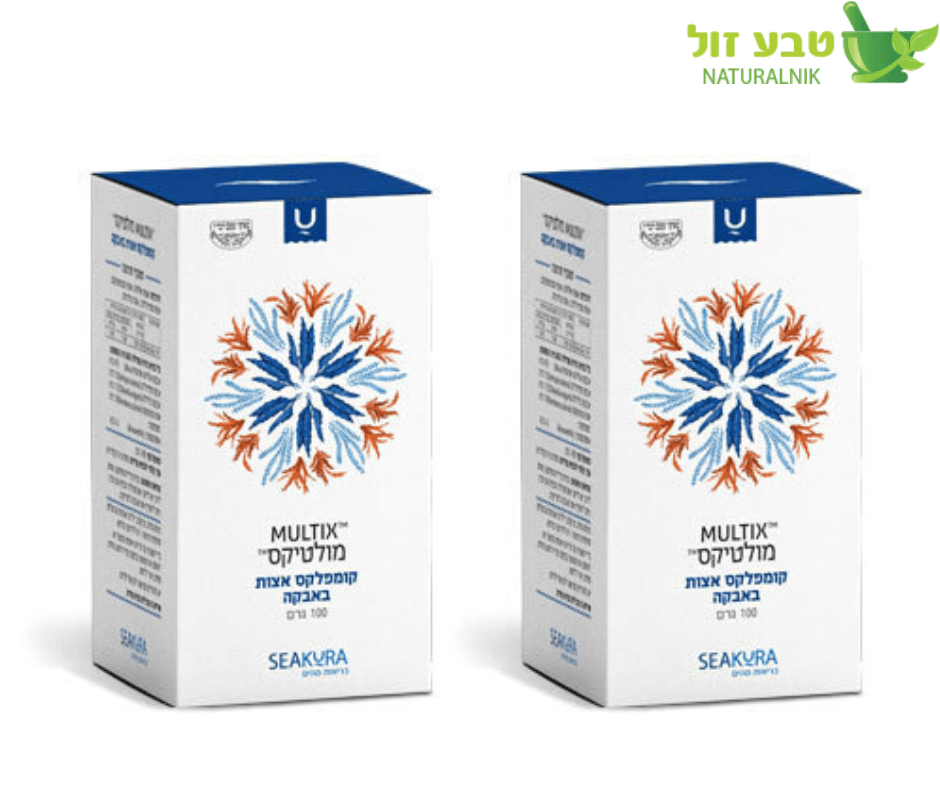 מולטיקס קומפלקס אצות באבקה | מקט 157035 | מבצע זוגי |