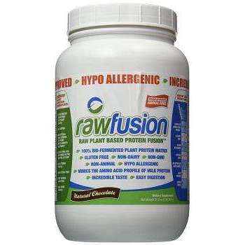 RAWFUSION - VEGAN PROTEIN POWDER SUN | אבקת חלבון טבעוני ראופיוז'ן סאן בטעם שוקולד 927 גרם