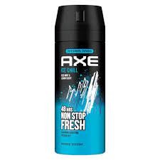 אקס AXE דאודורנט ספריי גוף לגבר 150 מ"ל ICE CHILL