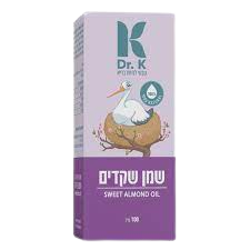 ד"ר קיי | שמן שקדים | 100% צמחי | 100 מ"ל |  DR.K
