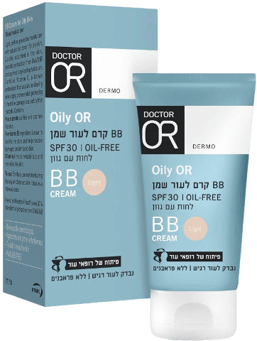 ד"ר עור | קרם BB | לעור שמן | לחות עם גוון לייט | SPF30