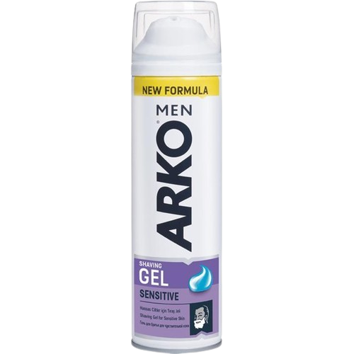 ג'ל גילוח | SENSITIVE | מכיל 200 מ"ל | ארקו - ARKO

