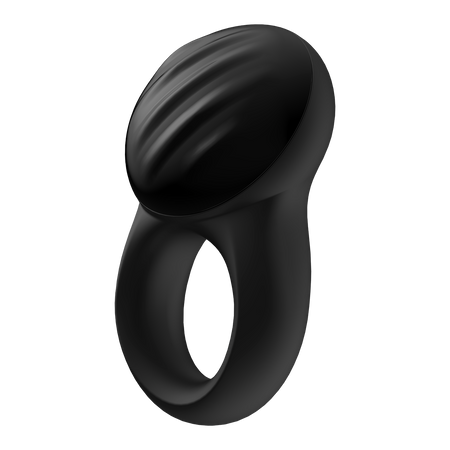 טבעת רוטטת לגבר עם אפליקציה Signet Ring סטיספייר