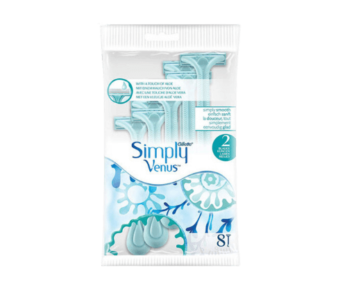 סימפלי ונוס סכין גילוח חד פעמי לאישה - GILLETE VENUS ג'ילט | Gillette