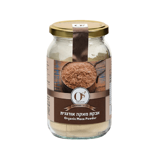 אבקת מאקה אורגנית | 170 גרם | +OS OS+ PURE NATURE | אוס + טבע טהור