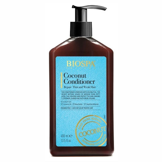 מרכך קוקוס ביוספא לשיער דליל וחלש - 400 מ"ל
