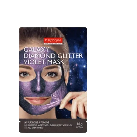 מסכת פילינג מתקלפת יהלום סגולה | GALAXY MASK | פיורדרם- PUREDERM
