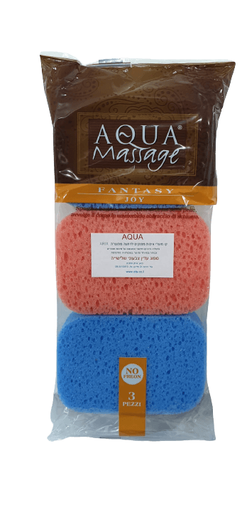 Arix | ספוג אמבט | לעיסוי אקווה | מארז של 3