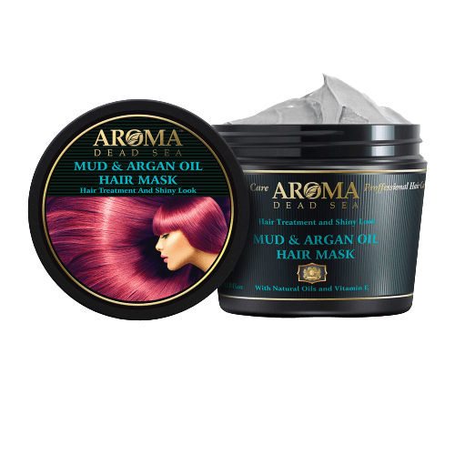 מסכת שיער | שמן מרוקאי | מכיל 500 מ"ל | מועשר בשמן ארגן | מינרלים מים המלח | וויטמין E | ארומה ד סי | Aroms Dead Sea