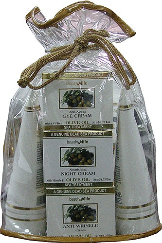 מארז מוצרי ים המלח לטיפוח הפנים והגוף | מבוסס על שמן זית | Beauty Life