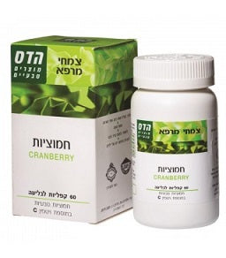 חמוציות טבעיות עם ויטמין סי - 60 כמוסות