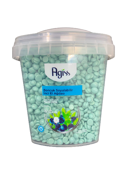 כדורי שעווה | בכל הגוף | שעווה מתקלפת | צבע כחול תכלת ירוק | מכיל 500 גרם