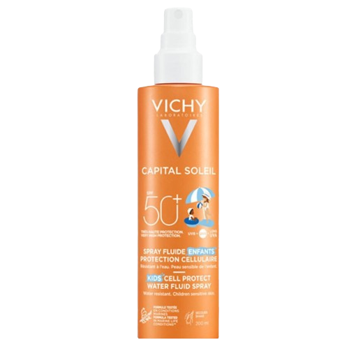 ספריי הגנה | מפני קרינת השמש | מתאים לילדים | 50SPF+ | מכיל 200 מ"ל