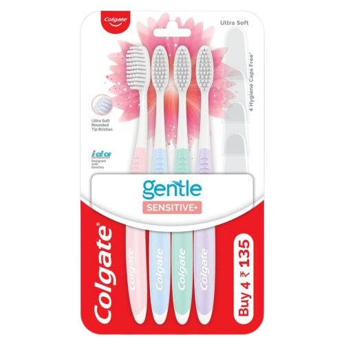 קולגייט | מארז מברשות שיניים | אולטרה סופט | מכיל 4 יחידות