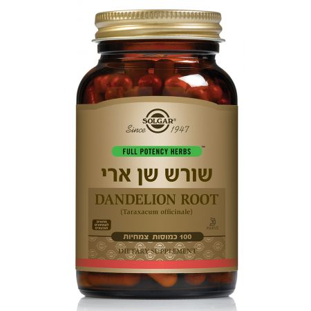 שורש שן הארי 380 מ"ג סולגאר - 100 כמוסות