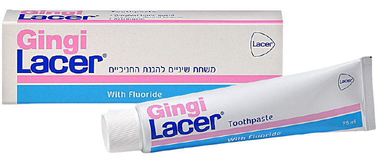 משחת שיניים | להגנת החניכיים | מכיל 75 מ"ל | Lacer Gingi