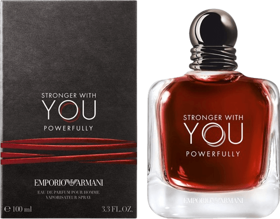 בושם לגבר 100 מ"ל | Giorgio Armani Stronger With You Powerfully | או דה פרפיום E.D.P
