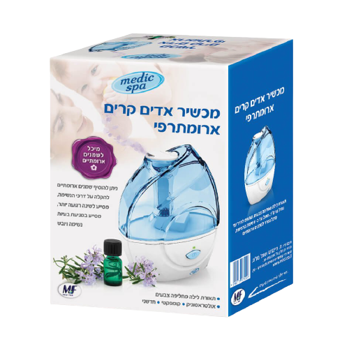 מכשיר אדים קרים ארומתרפי | מסייע לשינה רגועה יותר ולהקלה על דרכי הנשימה | טבע זול