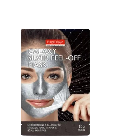 מסכת פילינג מתקלפת בצבע אפור | GALAXY MASK | פיורדרם- PUREDERM