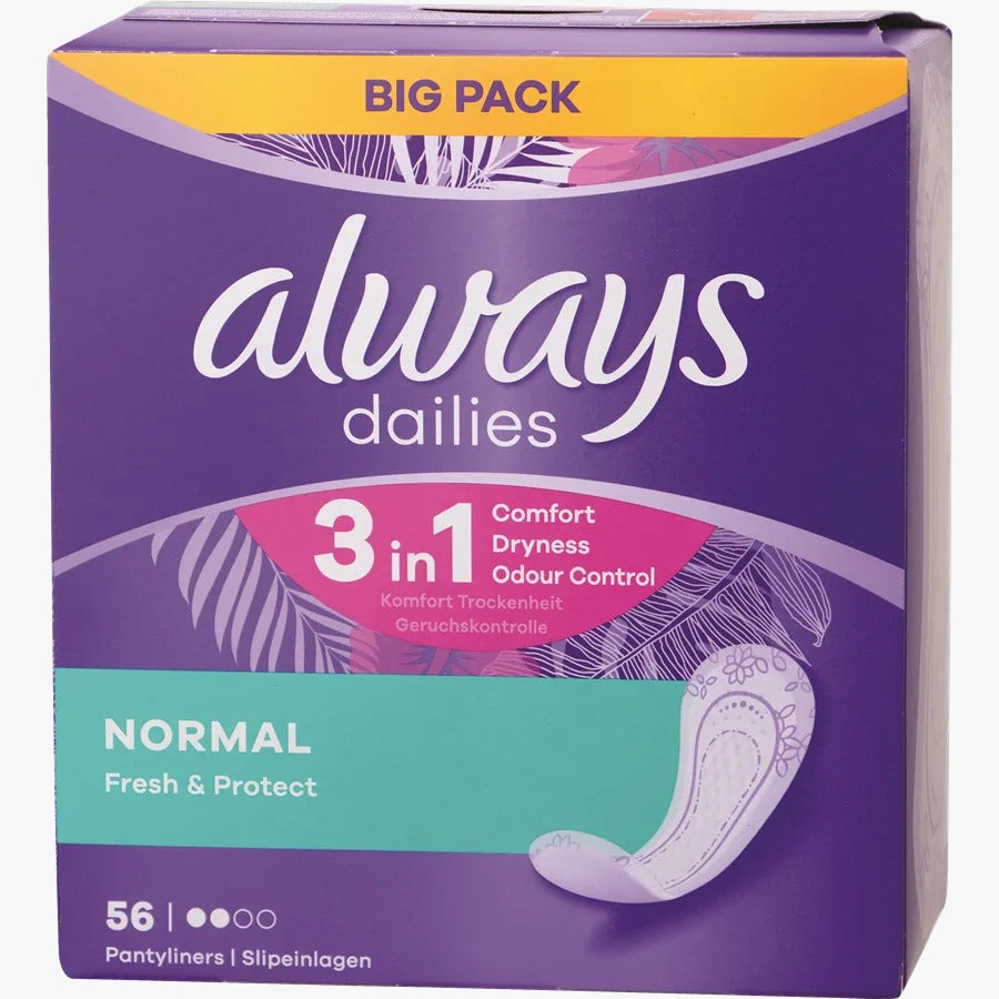 אולוויז 56 יחידות מגן תחתון עם ניחוח | אולוויז Always