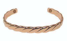 צמיד נחושת מגנטי מידה אוניברסלית - חבל עבה