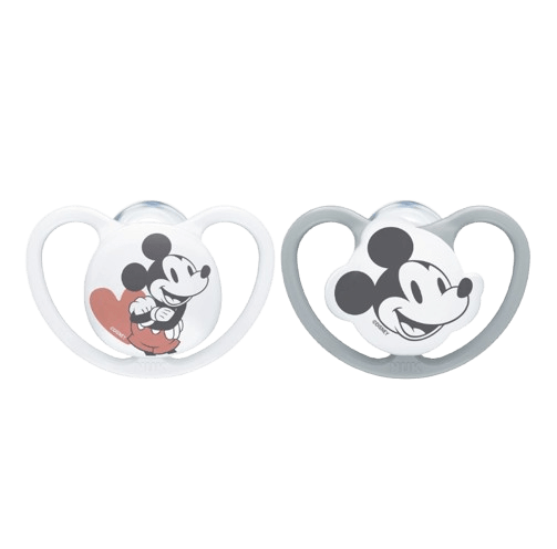 זוג מוצצי נוק ספייס דיסני NUK Space Disney Baby | סיליקון 6-18 חודשים | מיקי מאוס |