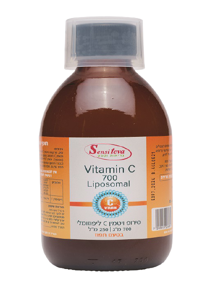 ויטמין C סי | סנסי טבע | 700 מ"ג | ויטמין C ליפוזומלי | 250 מ"ל