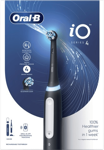 מברשת שיניים חשמלית | iO4 | שחור | Oral B | אורל בי