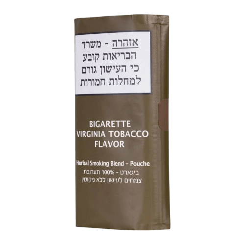 100 אחוז תערובת צמחים לעישון | ללא ניקוטין | VIRGINIA FLAVOR | בטעם וירג'יניה | מכיל 20 גר' |