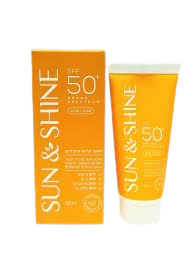 סאן אנד שיין קרם הגנה | ברואד ספקטרום | מסנני קרינה מינרליים | 50 מ"ל |