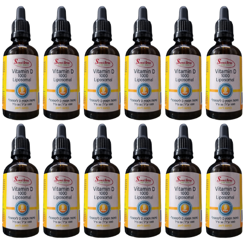 מבצע שתיים עשרה | ויטמין D ליפוזומלי | סנסי טבע | ויטמין די D ליפוזומלי | 1000 יחב"ל | מכיל 50 מ"ל