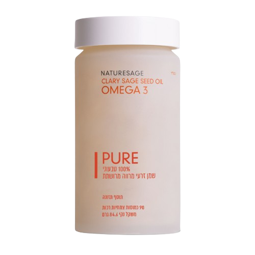 אומגה 3 | משמן מרווה מרושתת | מכיל 90 כמוסות | נייטשרסייג