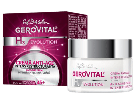 קרם אנטי אייג'ינג לחידוש עור הפנים (50 מ"ל) - ג'רוויטל ג'רוויטל | GeroVital