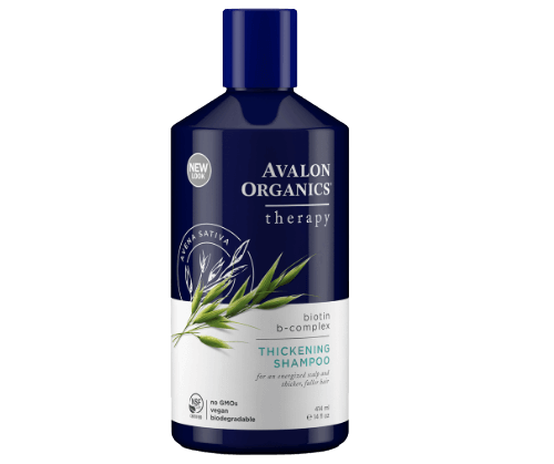 שמפו ביוטין לשיקום וחיזוק סיב השיער | 414 מ"ל | Avalon Organics אבלון אורגניקס | AVALON ORGANICS