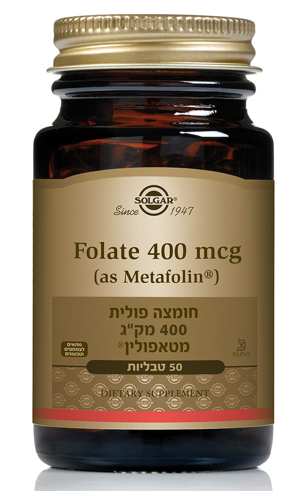 ויטמין Solgar Vitamin B9 400mcg 50 Cap סולגאר