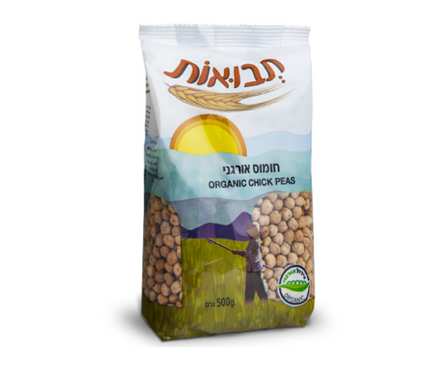 תבואות - חומוס אורגני - 500 גרם